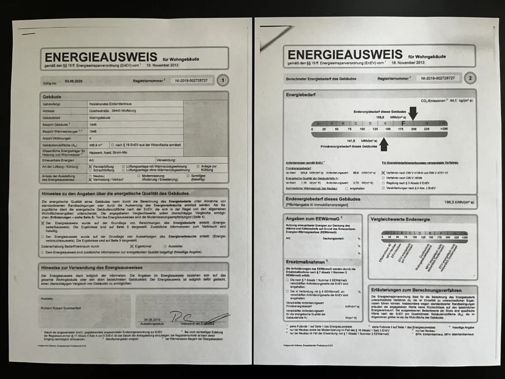 Energieausweis Abenteuerhaus